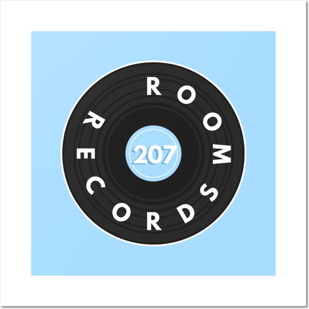 ROOM 207 RECORDS (Version 2) Wall Art by ROOM 207 RECORDS